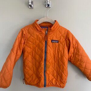 Patagonia Orange Puffer Jacket